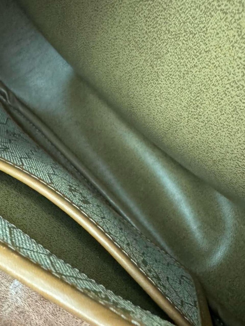 Dior Beige & Brown Monogram Saddle Crossbody - Picture 7 of 8